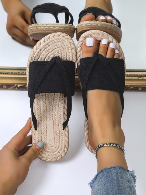 CM | Sandalias minimalistas de pana