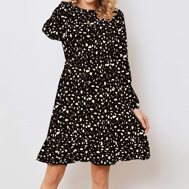 CM | mini vestido estampado vb55