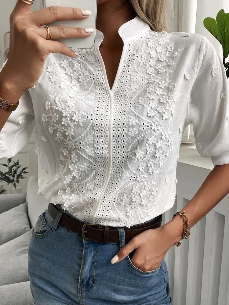 CM | Sofisticada blusa atemporal