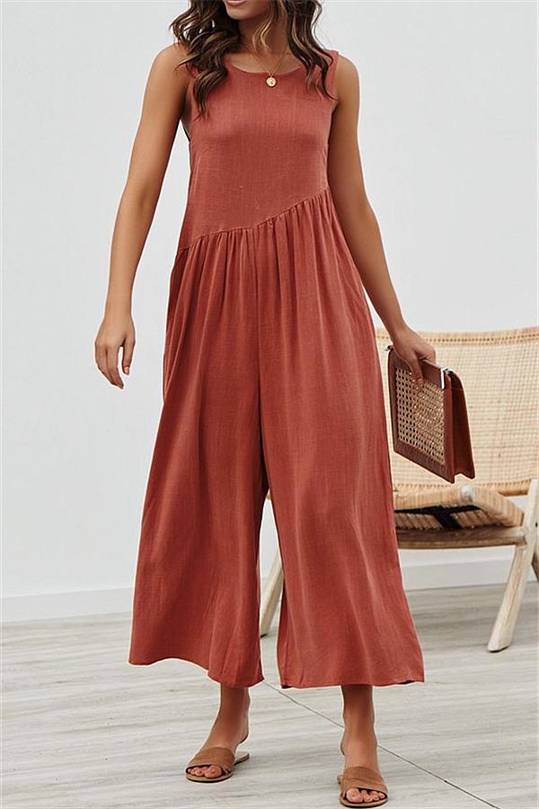 CM | Chaleco Casual Mono Pierna Ancha