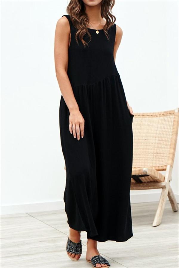CM | Chaleco Casual Mono Pierna Ancha