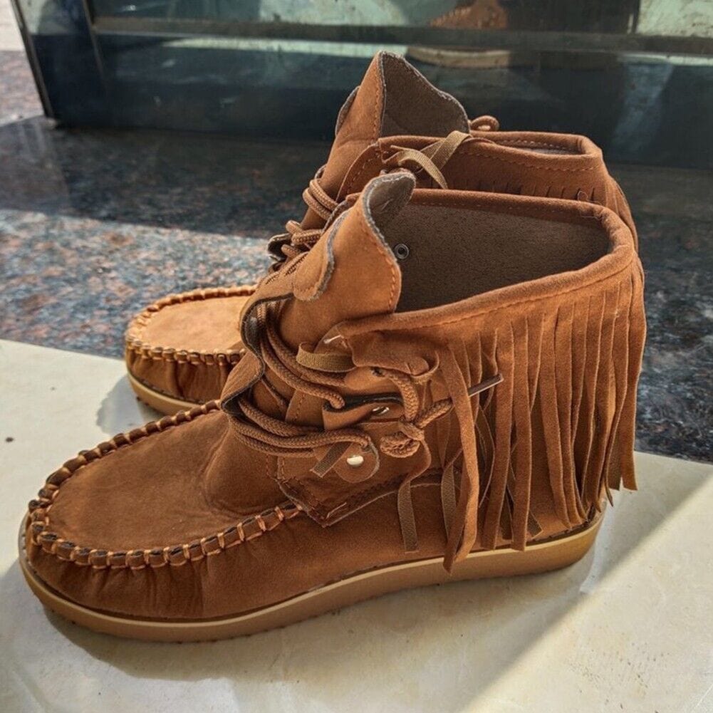 CM | Botines con cordones y puntera redonda