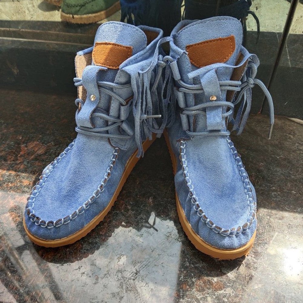 CM | Botines con cordones y puntera redonda