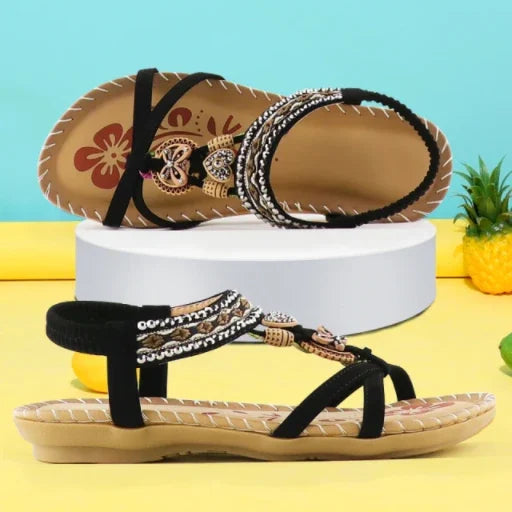 CM | SANDALIAS RETRO DE ESTILO BOHEMIO