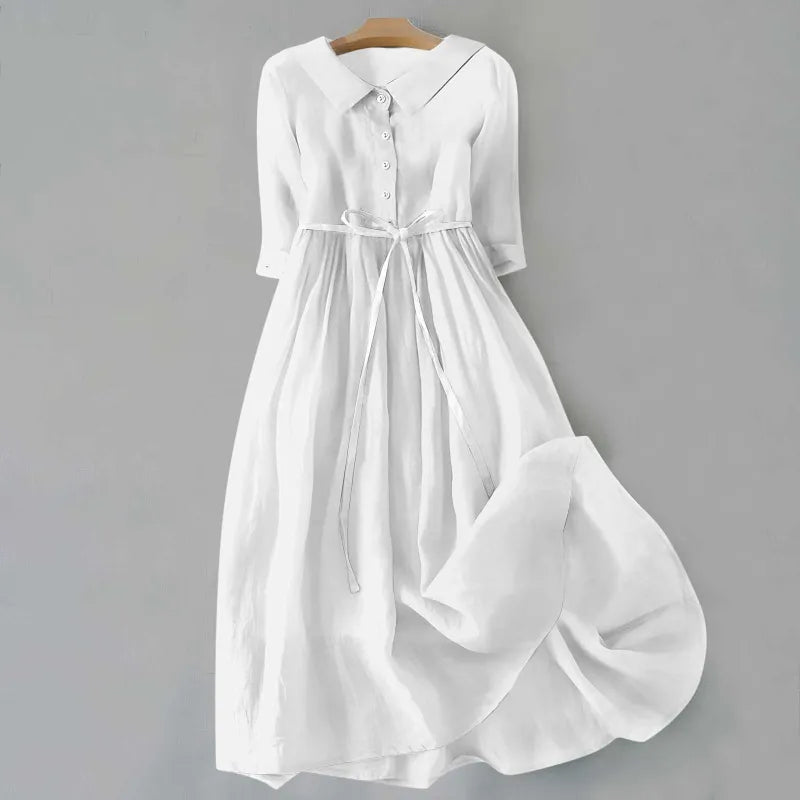 CM | Elegante vestido monocolor