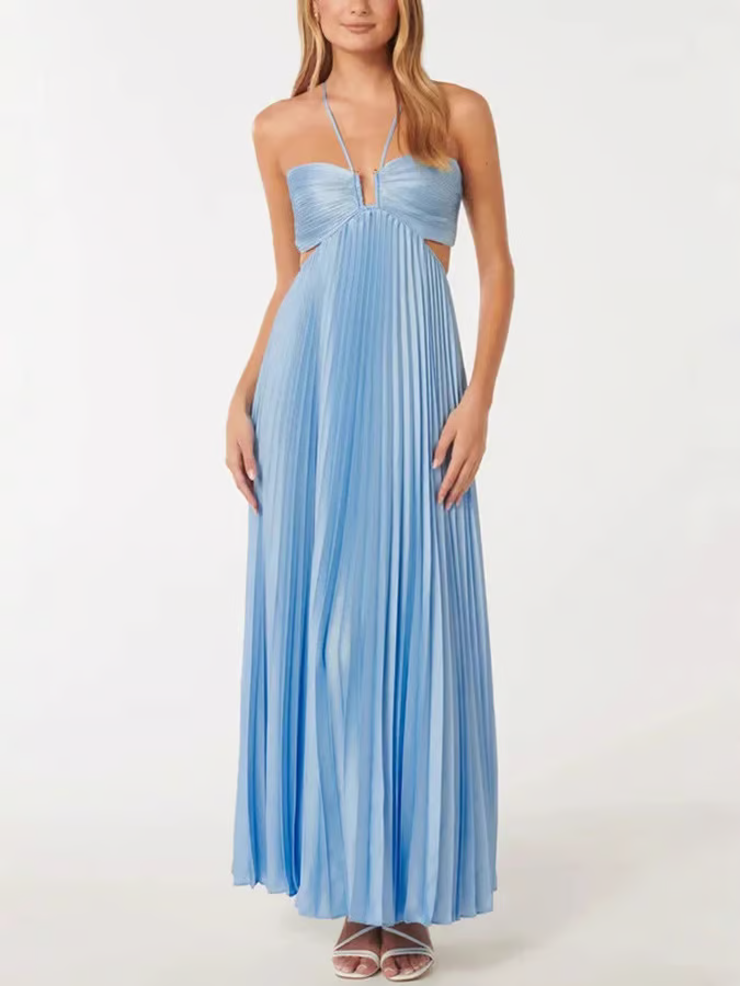 CM | Summer glow Vestido maxi halter