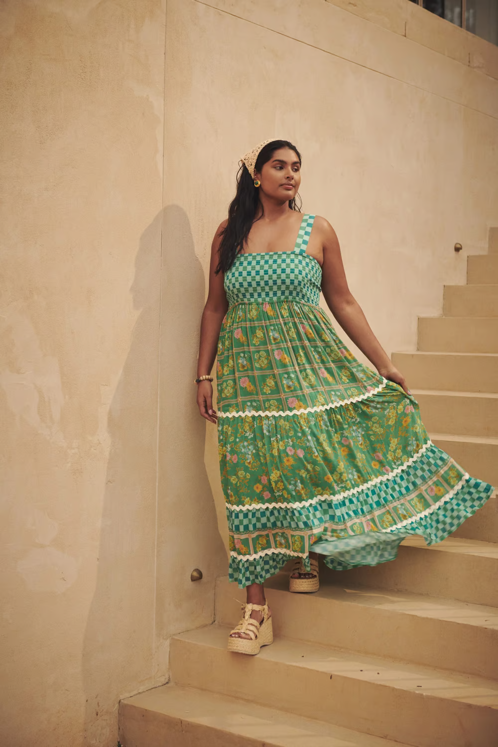 CM | Sunshine Dreams Maxi Vestido Boho
