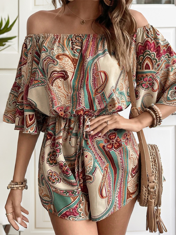 CM | Ladies nuevo mono casual off-shoulder