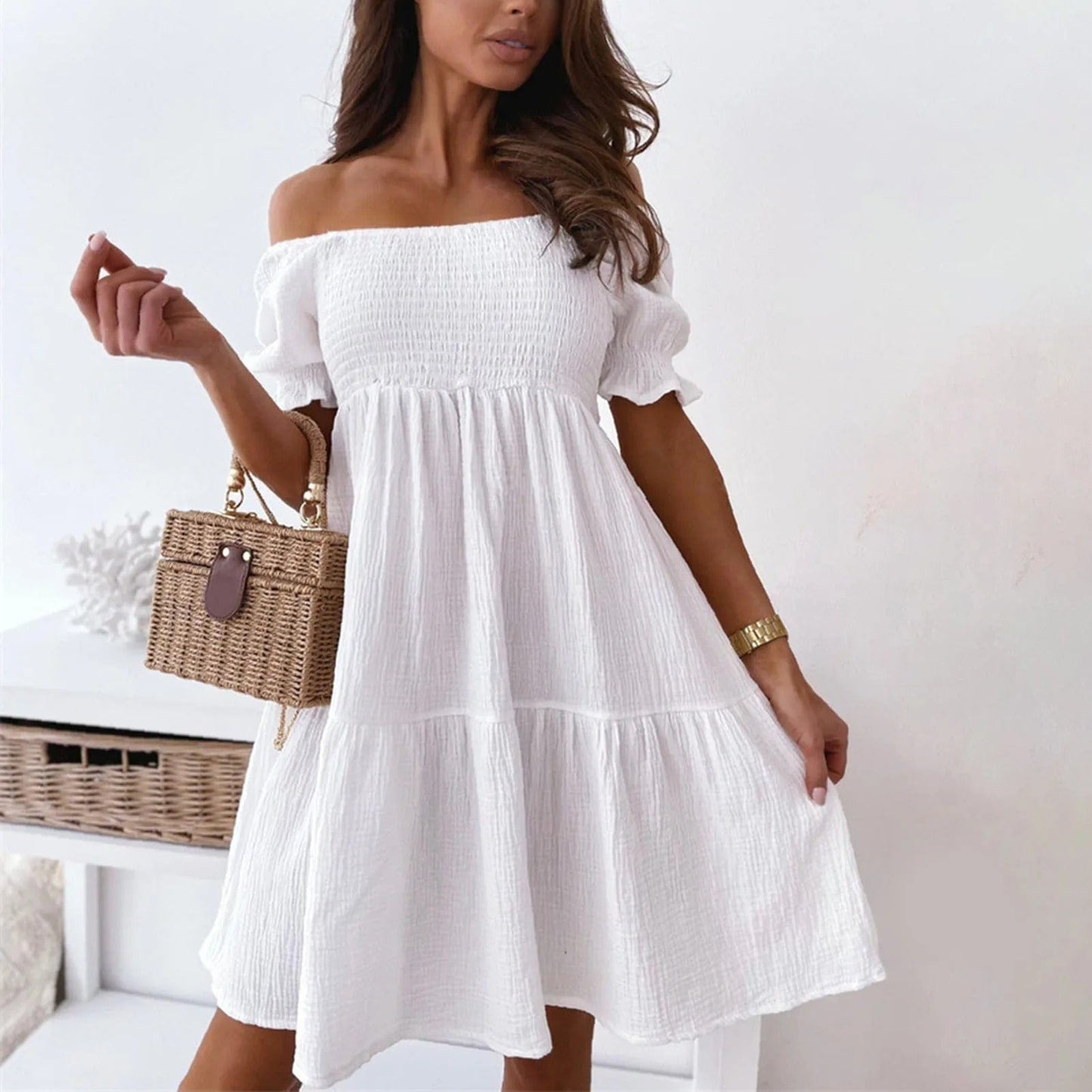 CM | Mini vestido sexy sin espalda
