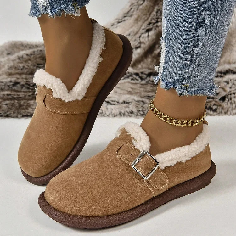 CM | felpa punta redonda slip-on mocasines ortopédicos zapatos