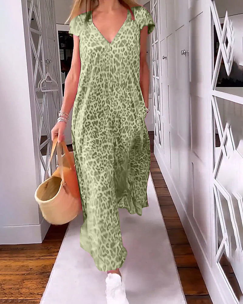 CM | Vestido largo estampado