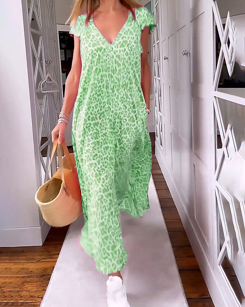 CM | Vestido largo estampado