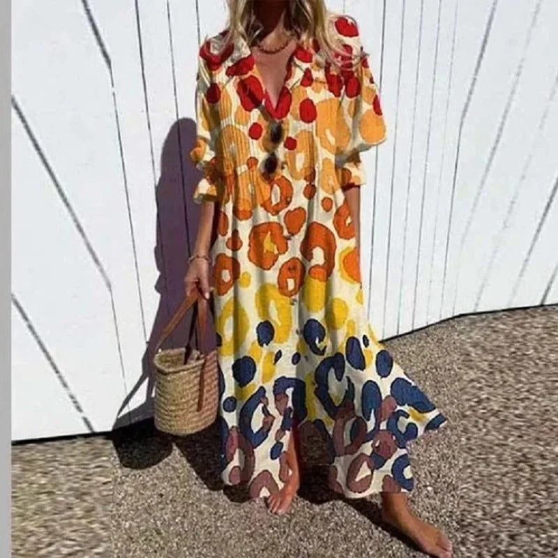 CM | Vestido maxi boho clásico