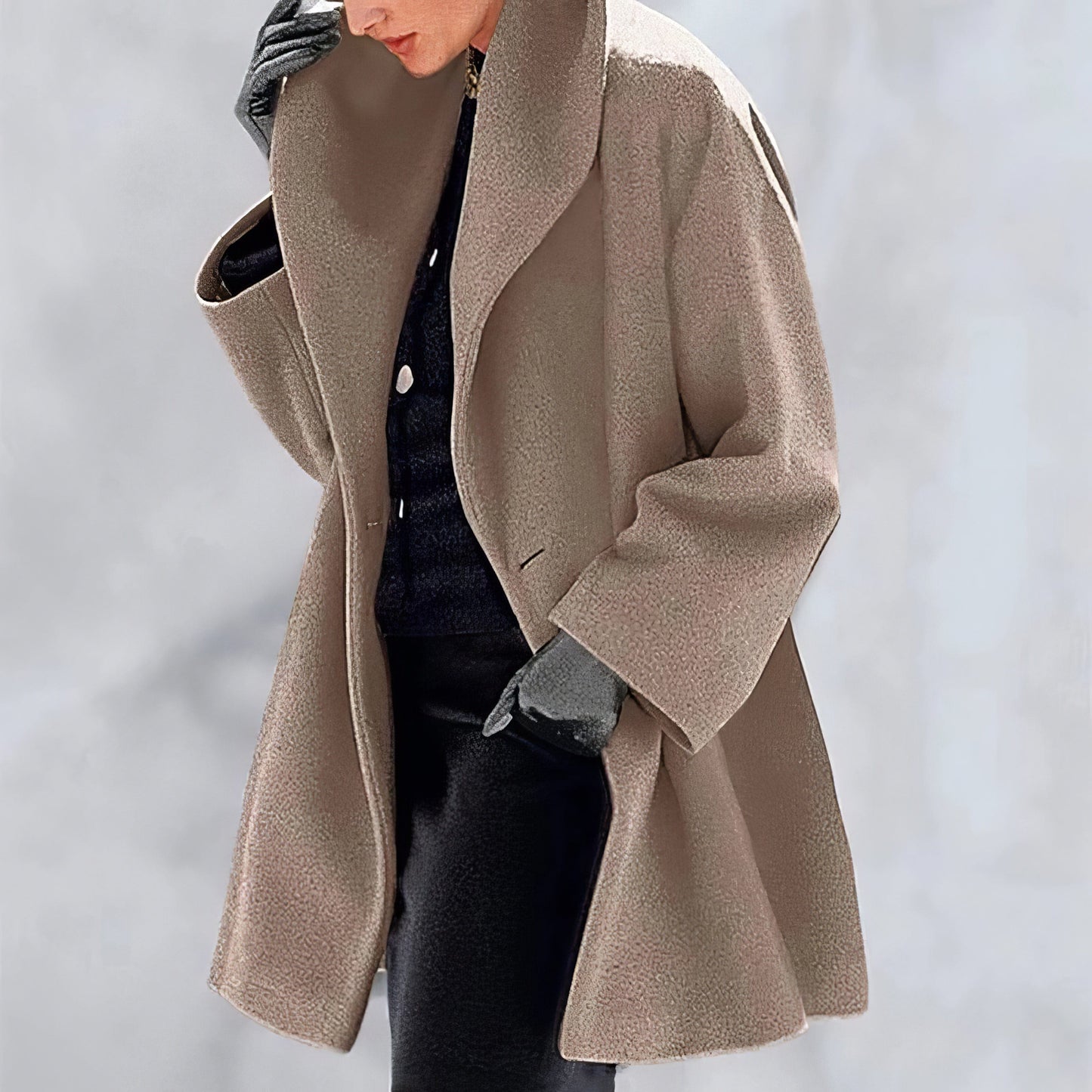 CM | Chaqueta relajada y aislante