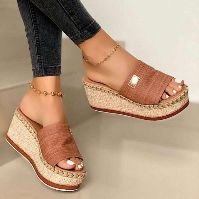 CM | Tacones sandalia fondo grueso zapatos casuales