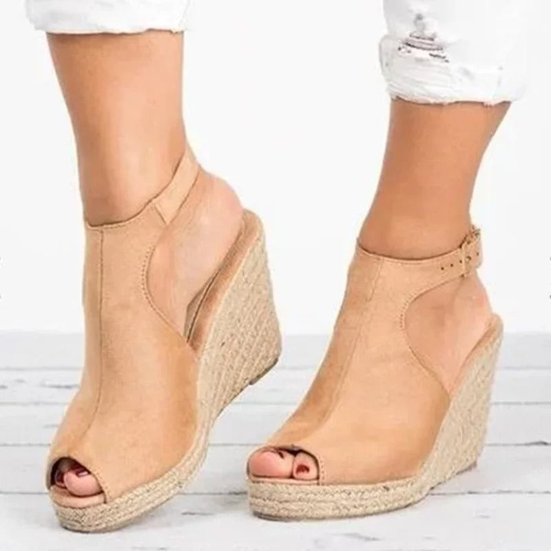 CM | Sandalias de cuña boho