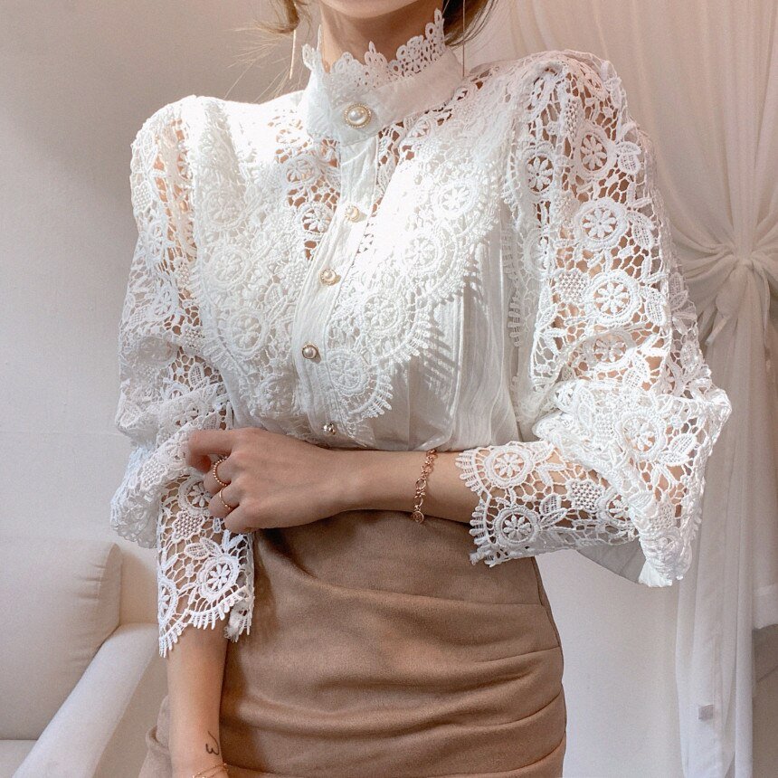 CM | Elegante blusa de encaje