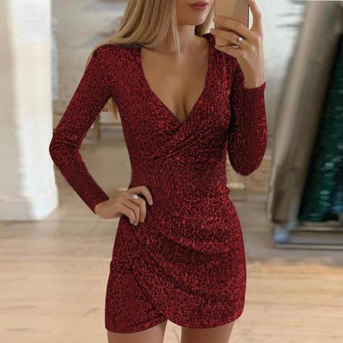 CM | Vestido corto con lentejuelas
