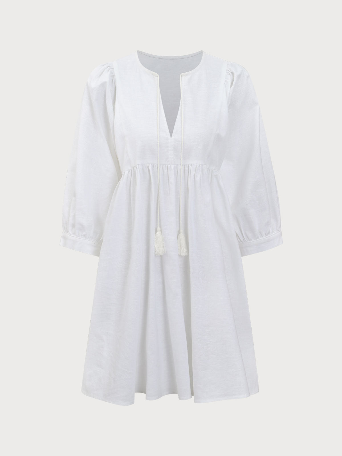 CM | Vestido corto overshirt con mangas para días relajados