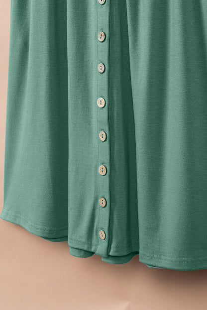 CM | Vestido corto sin mangas con botones