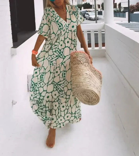 CM | Vestido largo floral de verano