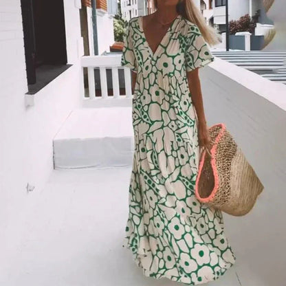 CM | Vestido largo floral de verano
