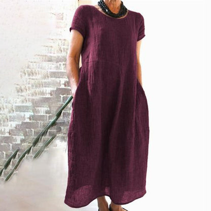 CM | Vestido suelto monocolor