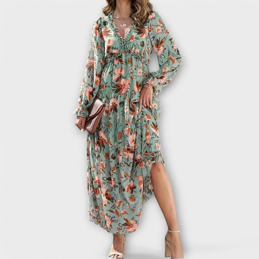 CM | Elegante maxi vestido floral