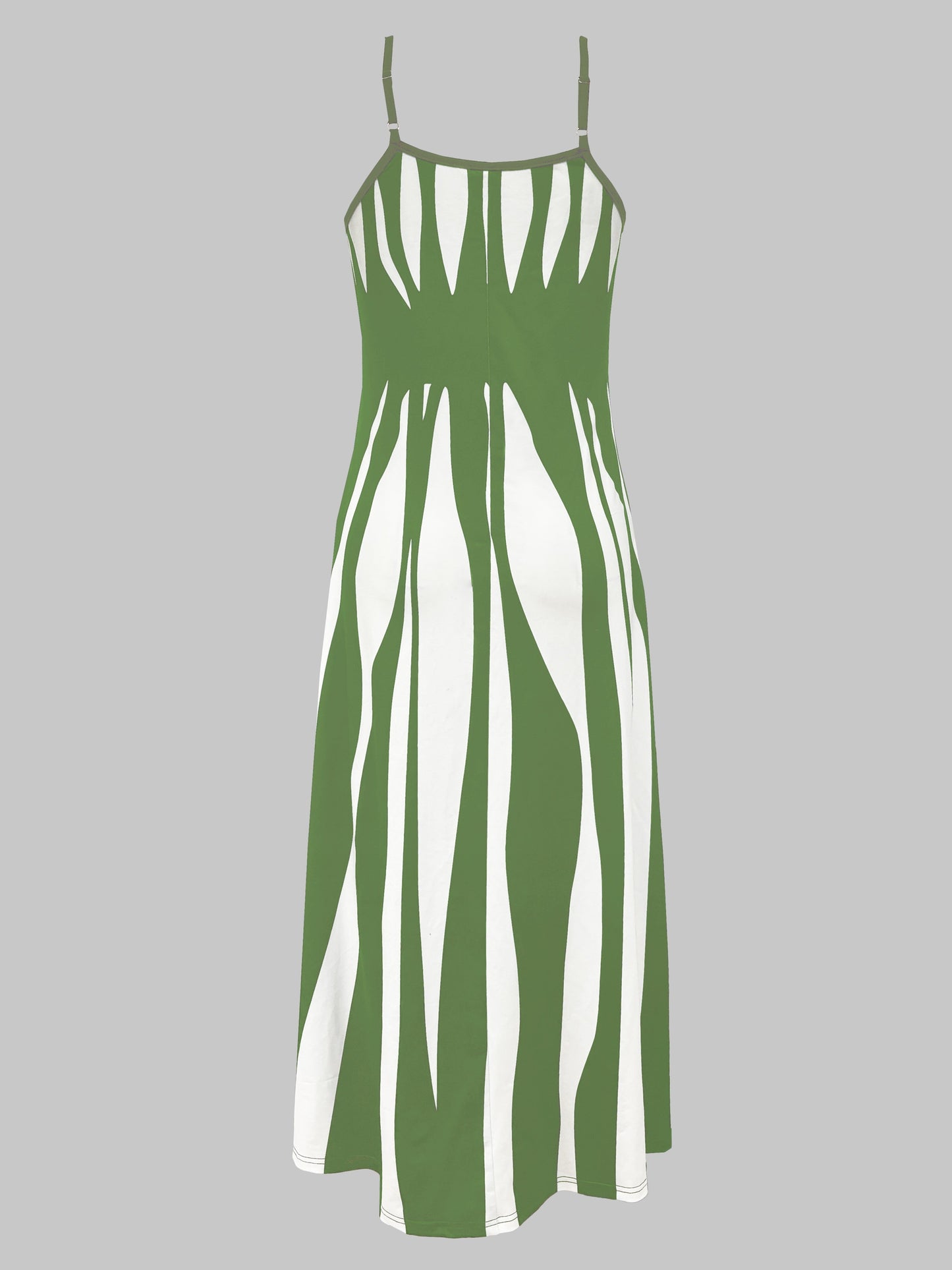 CM | Vestido maxi de mujer - sin mangas - cuello en V - corte relajado - ropa casual ligera