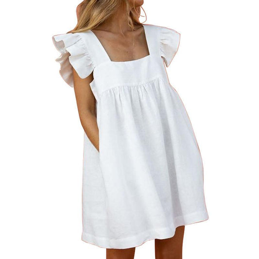 CM | Vestido suelto monocromo casual