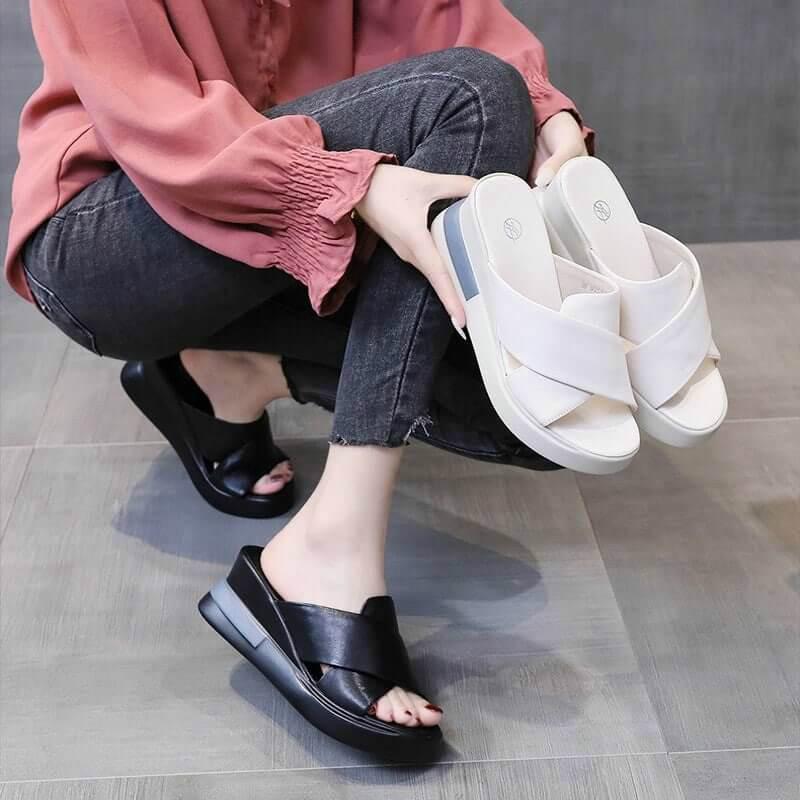 CM | Sandalias de piel para mujer