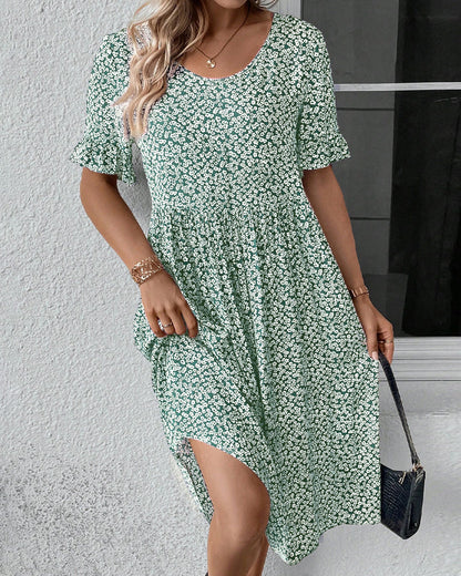 CM | Vestido midi floral