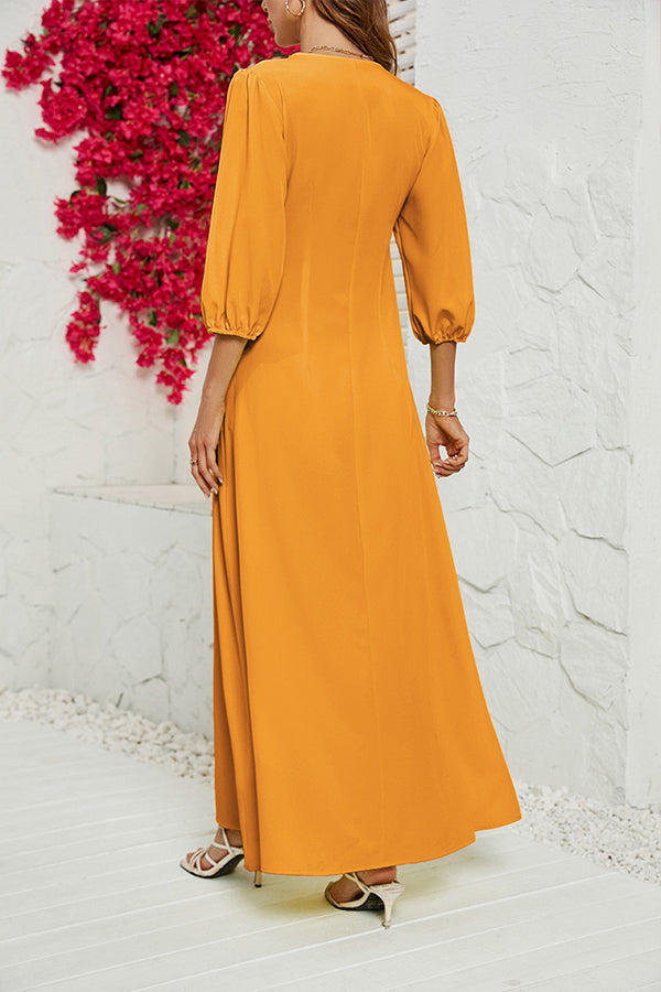 CM | vestido largo casual sin pecho