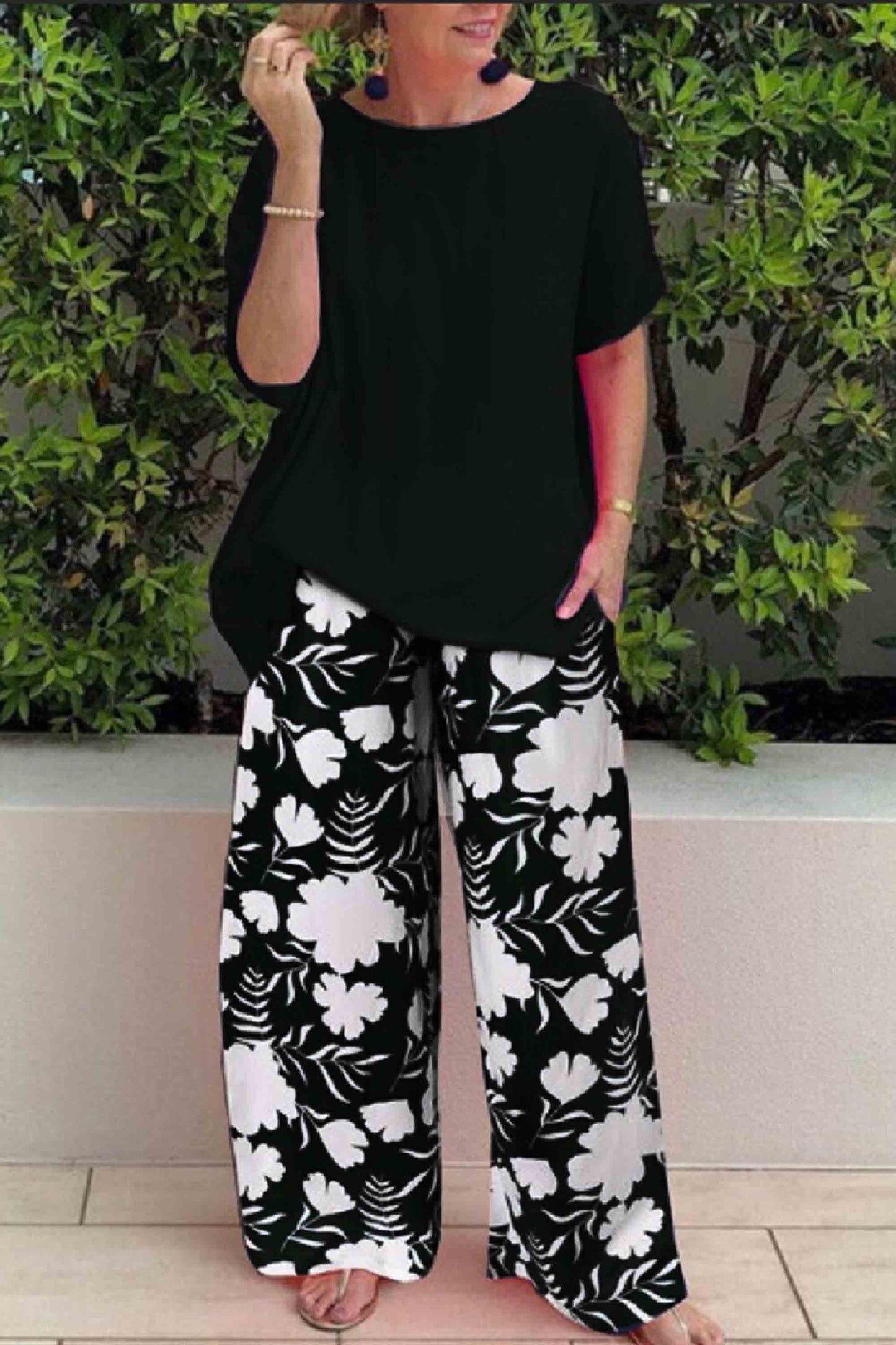 CM | Slim, top y pantalones frescos