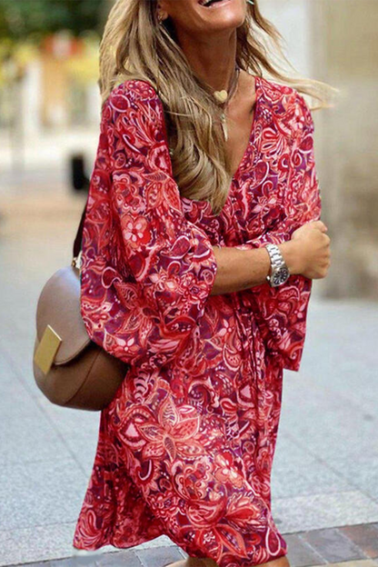 CM | Vestido corto de cachemira fluida