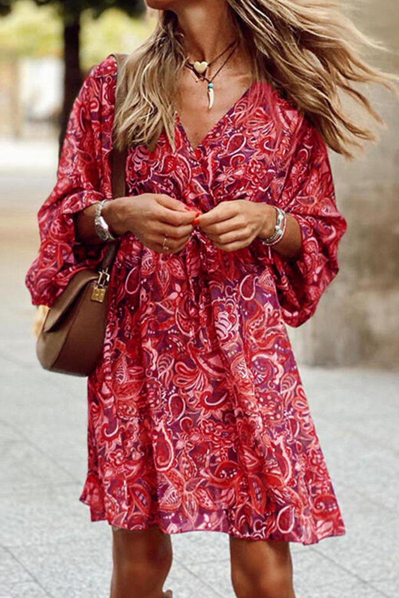 CM | Vestido corto de cachemira fluida