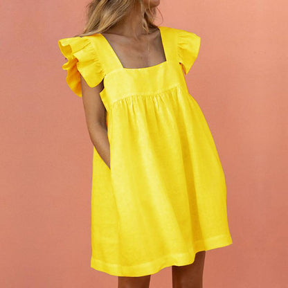 CM | Vestido suelto monocromo casual