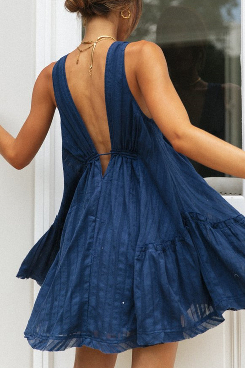 CM | Mini vestido halter fluido