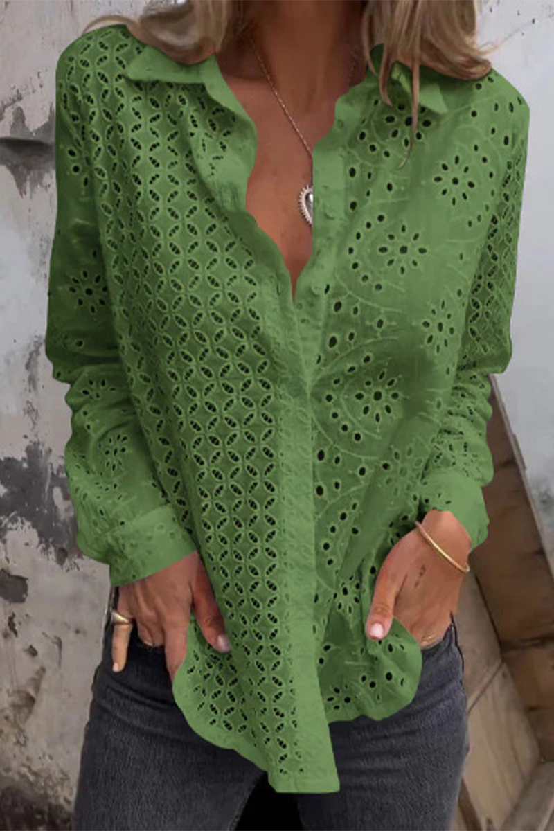CM | Blusas casuales de color sólido con cuello vuelto (7 colores)