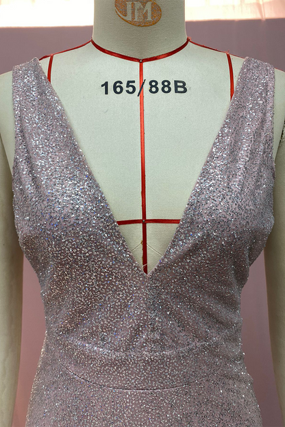 CM | Vestido largo con refinadas lentejuelas