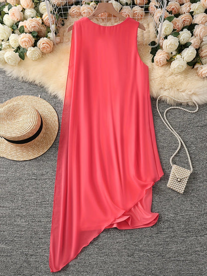 CM | VESTIDO MIDI SIN MANGAS ATEMPORAL