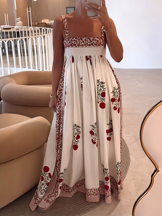 CM | Maxi vestido floral con tirantes
