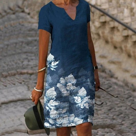 CM | Elegante blusa con cuello en V y mangas largas en diseño de botones