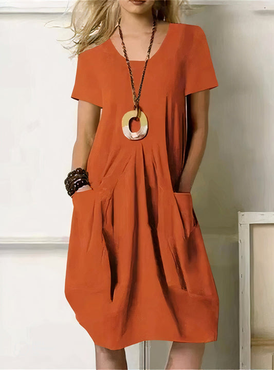 CM | Vestido largo de verano con bolsillos
