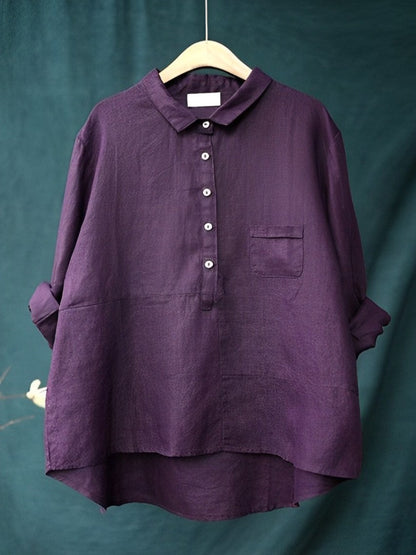 CM | Chic blusa de señora de manga larga