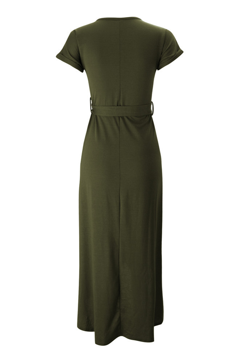 CM | Vestido midi con botones