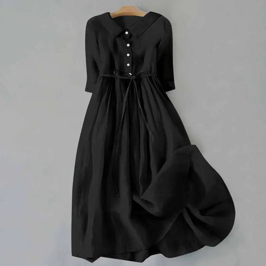 CM | Elegante vestido monocolor