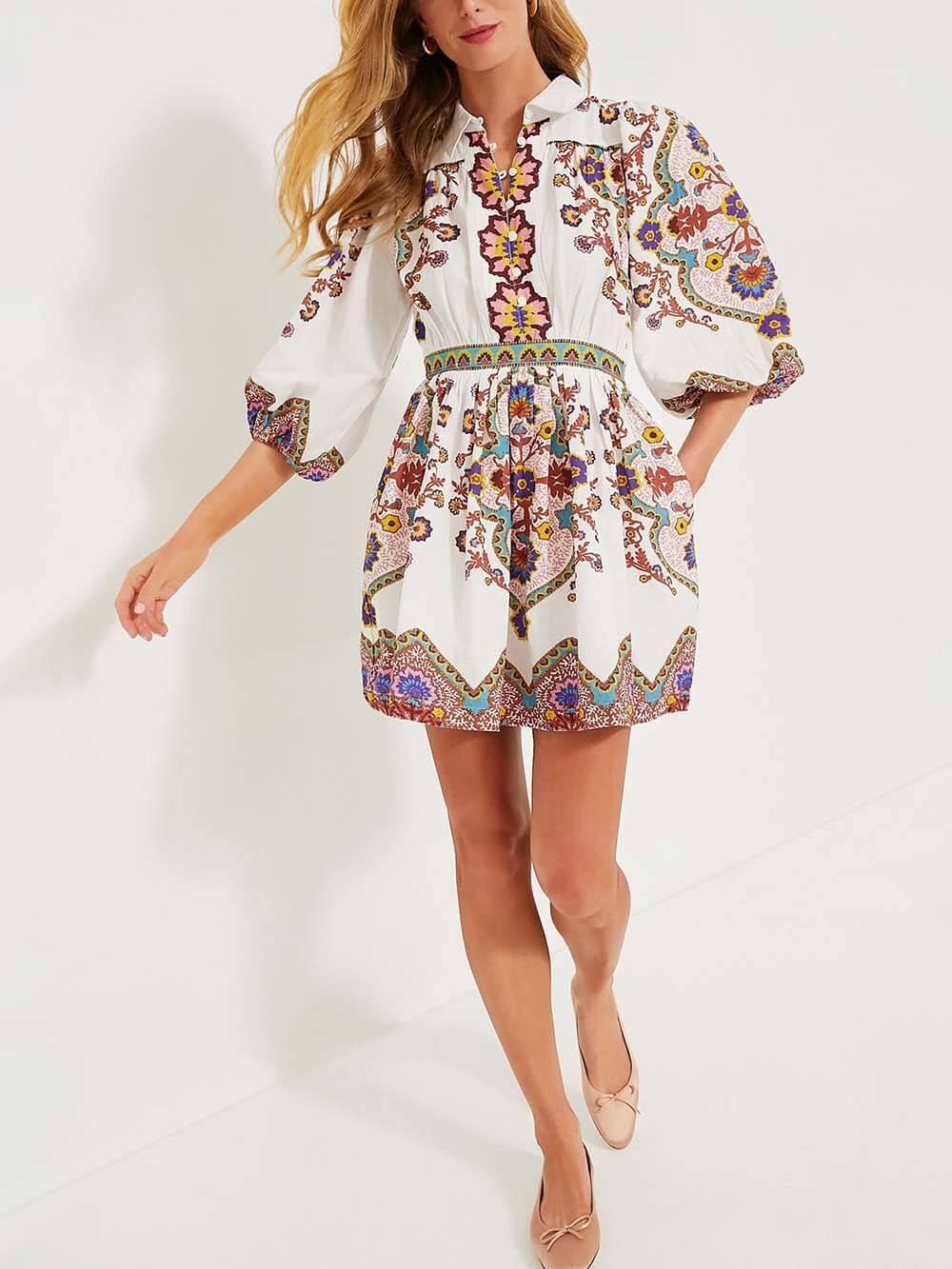 CM | Vestido corto Boho Bloom