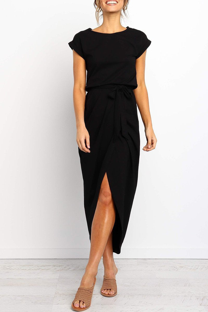 CM | Vestido midi con botones
