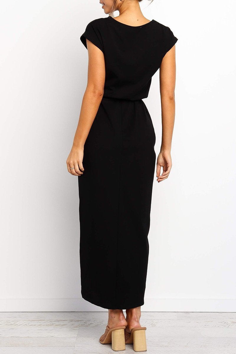 CM | Vestido midi con botones